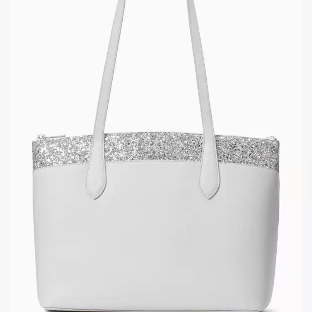 Kate Spade NWT Flash Glitter Tote in Grey - HOST PICK! 🏆